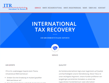 Tablet Screenshot of itr-group.com
